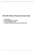NSG 6005 Midterm Preparation Study Guide, 487 Question Answers, NSG6005: ADVANCED PHARMACOLOGY, South University