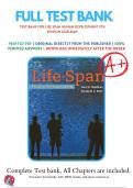 Test Bank for Life Span Human Development 9th Edition by Carol Sigelman | 9781337100731 | 2018-2019  |Chapter 1-17 | All Chapters with Answers and Rationals