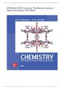 Chemistry: The Molecular Nature of Matter and Change, 10th Edition TEST BANK