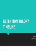 EDUC 665 High Retention Theory Timeline Presentation- Liberty University