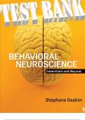 TEST BANK for Behavioral Neuroscience: Essentials and Beyond 1st Edition by Stéphane Gaskin. All Chapters 1-15.