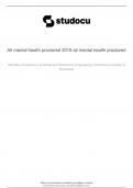 Ati mental health proctored 2019 