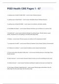 PISD Health CBE Pages 1 - 67 question n answers graded A+ 2023/2024