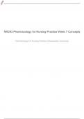 NR293 Pharmacology for Nursing Practice Week 7 Concepts  Infection Antibiotics