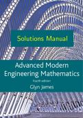 Solutions Manual to Advanced Modern Engineering Mathematics 4th Edition