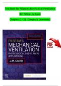 Test Bank for Pilbeams Mechanical Ventilation, 8th Edition by Cairo Chapters 1 - 23, Complete Newest Version (100% Verified by Experts)