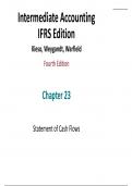  Intermediate Accounting IFRS 4th Edition Chapter 23 statement of cash flows PPT