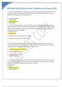 HESI Maternity OB Exam Version 2 Questions and Answers 2024.