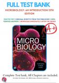 Test Bank For Microbiology An Introduction 13th Edition Tortora 9780134605180 | All Chapters with Answers and Rationals