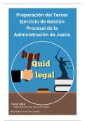 Preparación Tercer Ejercicio Gestión Procesal  Administración Justicia 