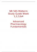 NR 565 Midterm Study Guide Week 1,2,3,&4   Advanced Pharmacology Fundamentals