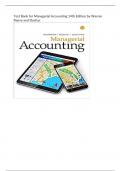 Test Bank for Managerial Accounting 14th Edition by Warren Reeve and Duchac