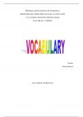 ( como utilizar el vocabulario en ingles y ejemplos)How to use the English vocabulary and examples