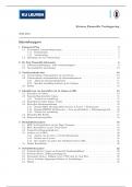 Analyse van de Jaarrekening/ Externe Financiële Verslaggeving TEW-HIR(B)