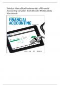 Solution Manual for Fundamentals of Financial  Accounting Canadian 4th Edition by Phillips Libby  Mackintosh