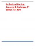 Professional Nursing Concepts & Challenges, 9th Edition Test Bank.pdf
