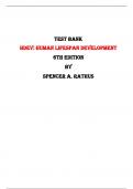  HDEV : human lifespan development 6th Edition Test Bank By Spencer A. Rathus |All Chapters, Latest-2023/2024|
