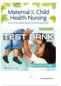 Edition Test Bank / Instant Test Bank For Maternal & Child Health Nursing: Care of the Childbearing & Childrearing Family 9th Edition