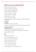 HESI A2: Exam 2 (Study Mode) questions with verified answers.