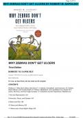 WHY ZEBRAS DON'T GET ULCERS BY ROBERT M. SAPOLSKY