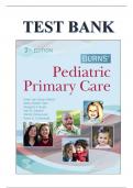 Burns Pediatric Primary Care 7th Edition Maaks Starr Brady Test Bank.
