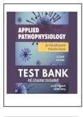 Test bank For Applied Pathophysiology for the Advanced Practice Nurse 2nd Edition by Lucie Dlugasch; Lachel Story | 2024/2025 | 9781284255614 | Chapter 1-14 | Complete Questions and Answers A+