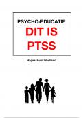 Psycho educatie gericht op PTSS beoordeeld met 7.8