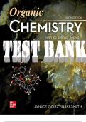 Organic Chemistry with Biological Topics 6th Edition Test Bank