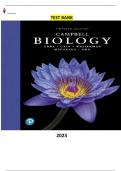 Campbell Biology 12th Edition by  Lisa Urry - Complete, Elaborated and Latest Test Bank. ALL Chapters (1-56) Included and Updated for 2023
