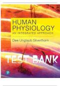 HUMAN PHYSIOLOGY TESTBANK- AN INTERGRATED APPROACH SILVERTHORN COMPLETE TESTBANK