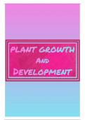 Plant Growth And Development 