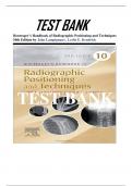 Test Bank for Bontragers Textbook of Radiographic Positioning and Related Anatomy 10th Edition by Lampignano.||ISBN NO:10,0323653677||ISBN NO:13,978-0323653671||All Chapters|| Ultimate Guide A+