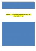 RN VATI Adult Medical Surgical latest 2023  Graded 100% A+ with NGN