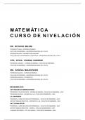 Curso de Nivelacion matematicas Basicas