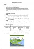Carbon and Water Cycle Notes - Geography OCR A-Level