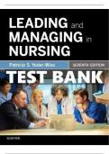 Exam (elaborations) Leading And Managing In Nursing 7th Edition Yoder  Nursing Leadership and Management Online for Leading and Managing in Nursing 2024 Reviewed