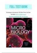 Test Bank For Microbiology: An Introduction 13th Edition by Gerard Tortora, Berdell Funke, Christine Case||ISBN NO:10,0134605187||ISBN NO:13,978-0134605180||All Chapters||Complete Guide A+.