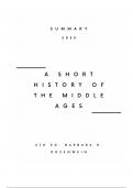 6th ED: A Short History of the Middle Ages - B. Rosenwein