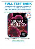 Test Bank For Microbiology: An Introduction 13th Edition by Gerard Tortora, Berdell Funke & Christine Case 9780134605180
