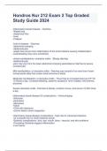 Hondros Nur 212 Exam 2 Top Graded Study Guide 2024 