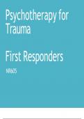 NR 605  Psychotherapy for Trauma PowerPoint