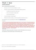 CHEM 120 Unit 1 Quiz GRADED A Question and Answer Solutions |100 % VERIFIED Elaborations