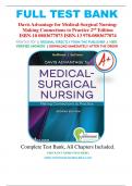 Test Bank for Davis Advantage for Medical-Surgical Nursing Making Connections to Practice 2nd Edition by Janice J. Hoffman, Nancy J. Sullivan, All Chapters 1-71, A+ guide.