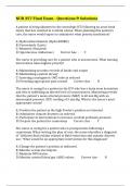 NUR 257 Final Exam - Questions & Solutions