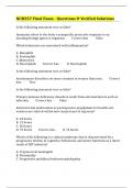 NUR257 Final Exam - Questions & Verified Solutions