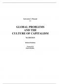 Instructor Manual For Global Problems and the Culture of Capitalism 7th Edition By Richard Robbins, Rachel Dowty (All Chapters, 100% Original Verified, A+ Grade)