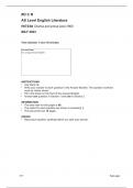 #O C R AS Level English Literature H072/02 Drama and prose post-1900 MAY 2023