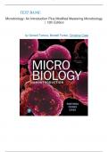 Test bank for Microbiology: An Introduction Plus Modified Mastering Microbiology | 13th Edition( Tortora,2018) perfect solution
