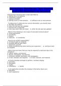 Workplace Readiness Test Review Exam/50 Questions & Answers