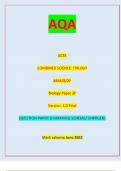 AQA GCSE COMBINED SCIENCE: TRILOGY 8464/B/2F Biology Paper 2F Version: 1.0 Final *JUN238464B2F01* IB/M/Jun23/E6 8464/B/2F QUESTION PAPER & MARKING SCHEME/ [MERGED]